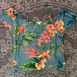 Billabong cold shoulder blouse